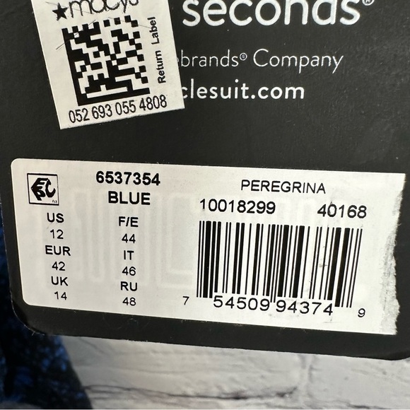 Miraclesuit Peregrina One Piece Shaping Swimsuit Snakeskin Boa Blues 12 NWT - Picture 7 of 12